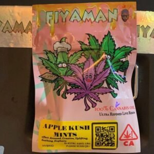 Fiyaman Apple Kush Mint Carts